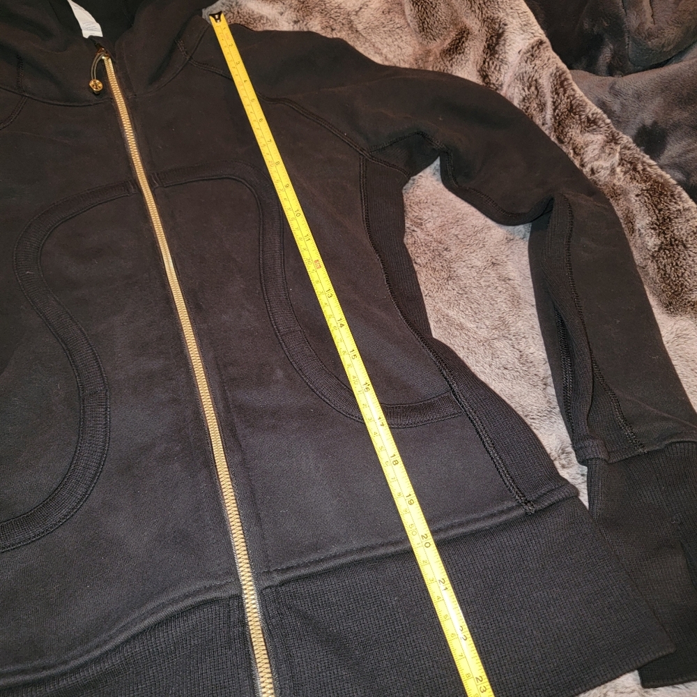 Lululemon Black And Green Scuba Full Zip Size 4 - Picture 11 of 11